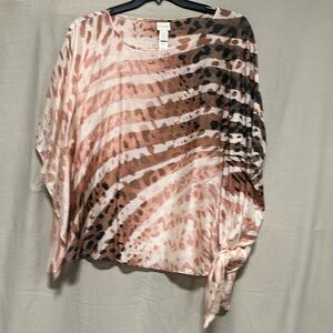Chico's Silk Striped Blouse Tops‎ for Women / Size S/M / Box 5-10